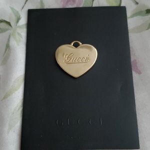 Auth Gucci pendant made into broach
